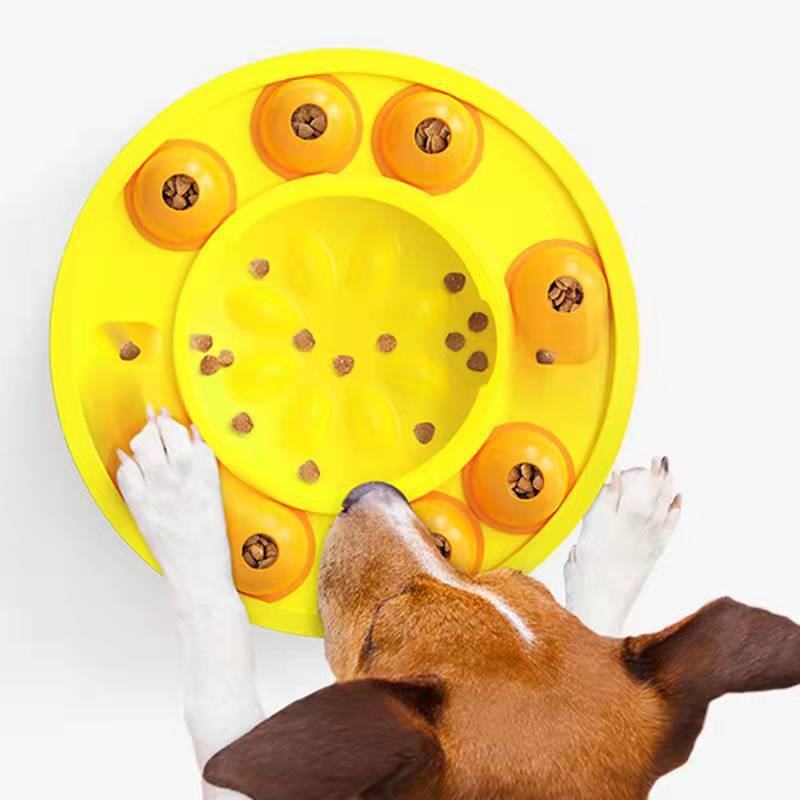 Interactive Dog Puzzle Feeder – Boost IQ & Slow Eating Fun!