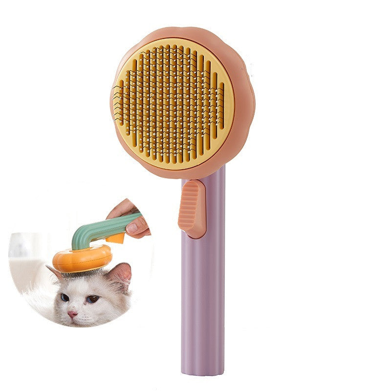 Self-Cleaning Cat Brush – Shed Hair in Seconds!