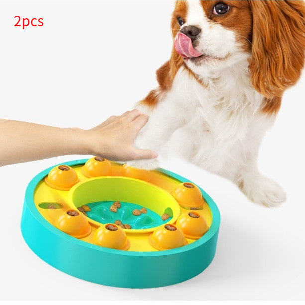 Interactive Dog Puzzle Feeder – Boost IQ & Slow Eating Fun!