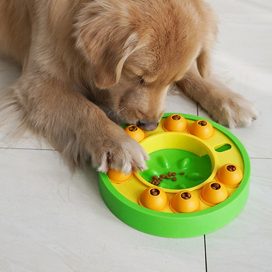 Interactive Dog Puzzle Feeder – Boost IQ & Slow Eating Fun!
