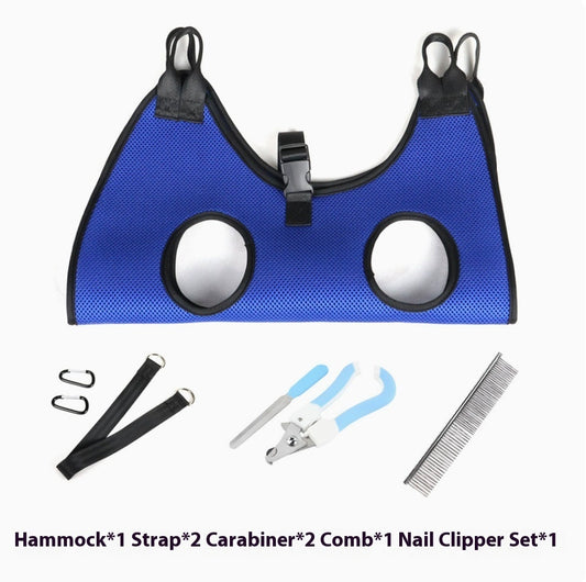 Stress-Free Pet Grooming Hammock – Trim Nails with Ease!