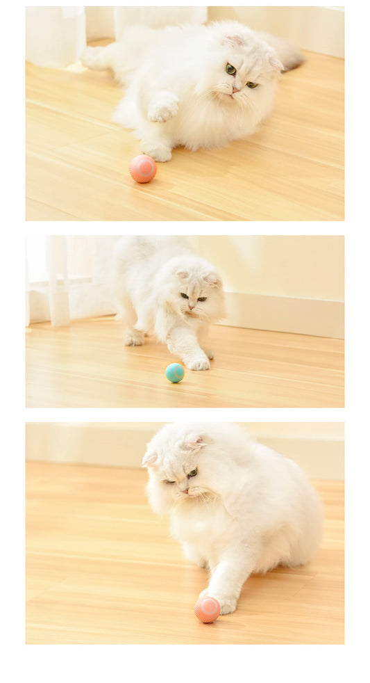 Smart Motion Cat Ball – Auto Rolls, Reacts, Entertains!