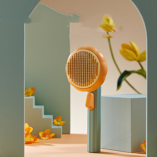 Self-Cleaning Cat Brush – Shed Hair in Seconds!